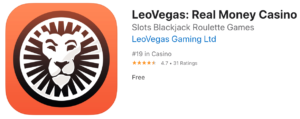 LeoVegas App Store